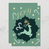 Weihnachtsferien Feiertagskarte (Vorne/Hinten)