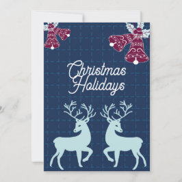 Weihnachtsferien Feiertagskarte