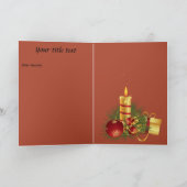 Weihnachtsferien Feiertagskarte (Innenseite)