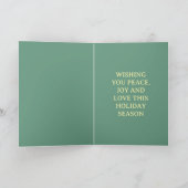 Weihnachtsferien Feiertagskarte (Innenseite)