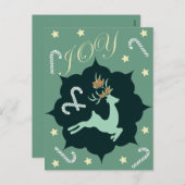 Weihnachtsferien Feiertagspostkarte (Vorne/Hinten)