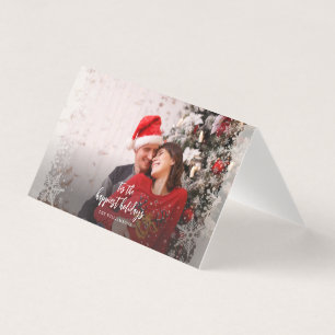 Weihnachtsferien Foto Schwangerschaftsankündigung