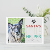 Weihnachtsferien-Foto-Wohnkarten Feiertagskarte (Stehend Vorderseite)