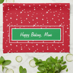 Weihnachtsferien Frohes Backen Küchentuch