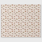 Weihnachtsferien für Hunde Geschenkpapier (Flach)