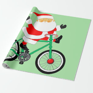 Weihnachtsferien für Radfahrer Geschenkpapier