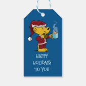 Weihnachtsferien Geschenkanhänger (Rückseite)