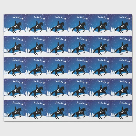 Weihnachtsferien Geschenkpapier (Flach)