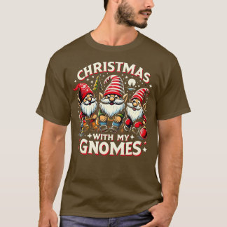 Weihnachtsferien Gnome perfekt Party T-Shirt