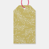 Weihnachtsferien Handgezeichnete Blätter mit Berri Geschenkanhänger (Rückseite)