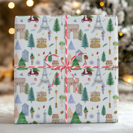 Weihnachtsferien in Paris, Stadt der Lichter Geschenkpapier