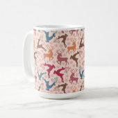 Weihnachtsferien Kaffeetasse (Vorderseite Links)