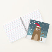 Weihnachtsferien - Katze Notizblock (Innenseite)