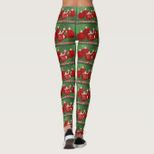 Weihnachtsferien-Leggings Leggings (Rückseite)