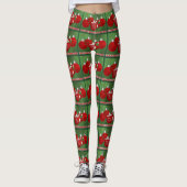 Weihnachtsferien-Leggings Leggings (Vorderseite)