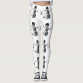 Weihnachtsferien-Leggings Leggings (Vorderseite)
