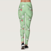 Weihnachtsferien-Leggings Leggings (Rückseite)