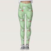 Weihnachtsferien-Leggings Leggings (Vorderseite)