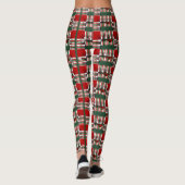 Weihnachtsferien-Leggings Leggings (Rückseite)