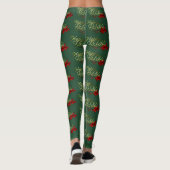 Weihnachtsferien-Leggings Leggings (Rückseite)