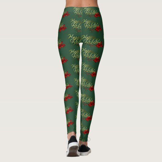 Weihnachtsferien-Leggings Leggings (Rückseite)