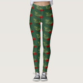 Weihnachtsferien-Leggings Leggings (Vorderseite)