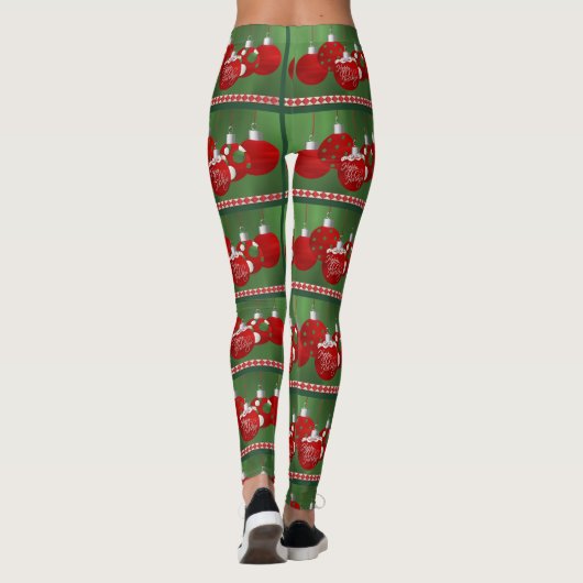 Weihnachtsferien-Leggings Leggings (Rückseite)