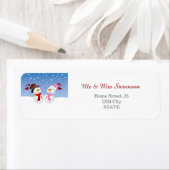 Weihnachtsferien mit Schneemännern (Insitu)