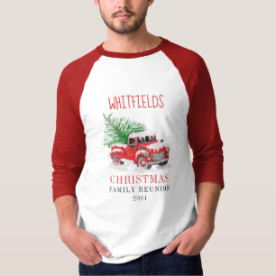 Weihnachtsferien passende Familientreffen Zusammen T-Shirt
