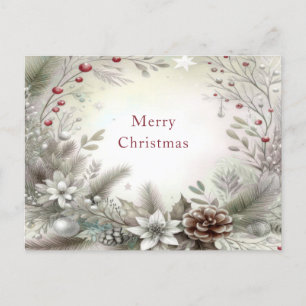 Weihnachtsferien Postkarte