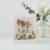 Weihnachtsferien Postkarte (Stehend Vorderseite)