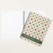 Weihnachtsferien-Schneeflocken-Muster individuell  Planer (Anzeige)