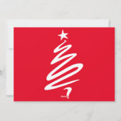 Weihnachtsferien Script Family Foto Collage Feiertagskarte (Rückseite)