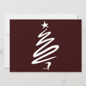 Weihnachtsferien Script Family Foto Collage Feiertagskarte (Rückseite)