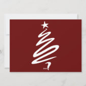 Weihnachtsferien Script Family Foto Collage Feiertagskarte (Rückseite)