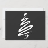 Weihnachtsferien Script Family Foto Collage Feiertagskarte (Rückseite)