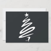 Weihnachtsferien Script Family Foto Collage Feiertagskarte (Rückseite)