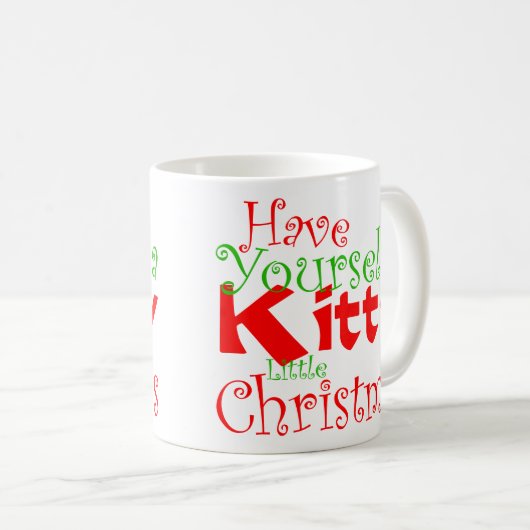 Weihnachtsferien-Tasse Kaffeetasse (VorderseiteRechts)