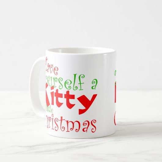 Weihnachtsferien-Tasse Kaffeetasse (Vorderseite Links)