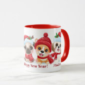 Weihnachtsferien-Tasse Tasse (VorderseiteRechts)