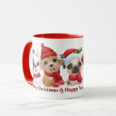 Weihnachtsferien-Tasse Tasse (Vorderseite Links)