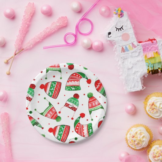 Weihnachtsferien | Urlaub Pappteller (Party)