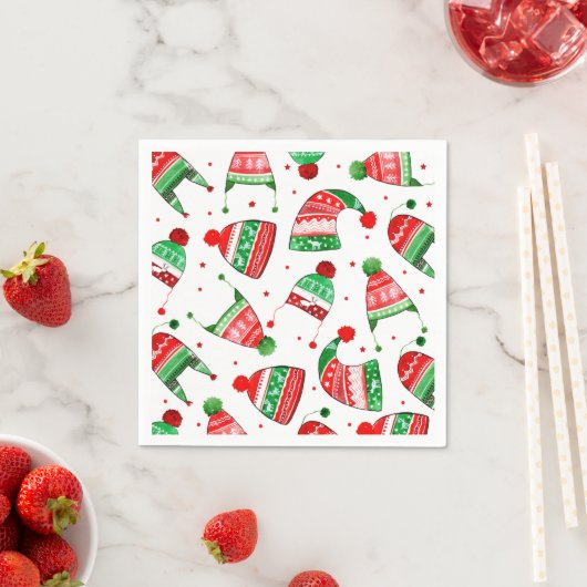 Weihnachtsferien | Urlaub Serviette (Beispiel)