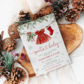 Weihnachtsferien Weihnachtsdusche Einladung