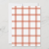 Weihnachtsferien Weihnachtsdusche Einladung (Rückseite)