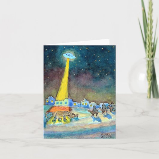 Weihnachtsferien-Weihnachtskarte Feiertagskarte (Vorderseite)