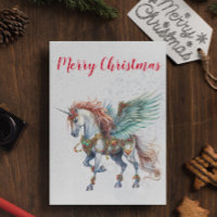 Weihnachtsferien Winter Einhorn