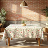 Weihnachtsferien Winterblumen – Küchendekor Tischdecke