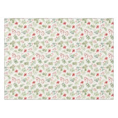 Weihnachtsferien Winterblumen – Küchendekor Tischdecke (Vorderseite (Horizontal))