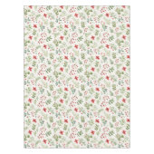Weihnachtsferien Winterblumen – Küchendekor Tischdecke (Vorderseite)